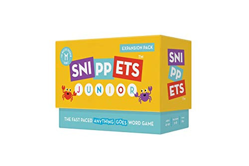 Snippets Junior - The Anything Goes Word Game for Kids - 100 Cards of Spelling and Phonics Fun, Ages 6+