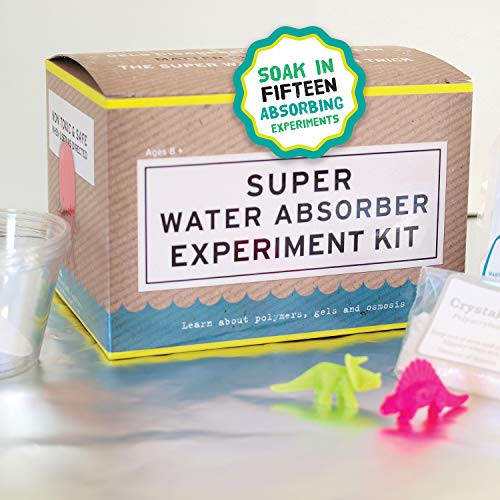 Super Water Absorber Experiment Chemistry Kit | Do 15 absorbing experiments | Safe & non toxic | Made in the USA | Copernicus Toys