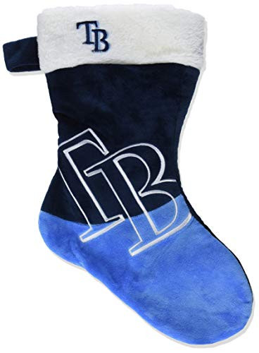 FOCO MLB Tampa Bay Rays Holiday StockingBasic 2018, Team Colors, One Size