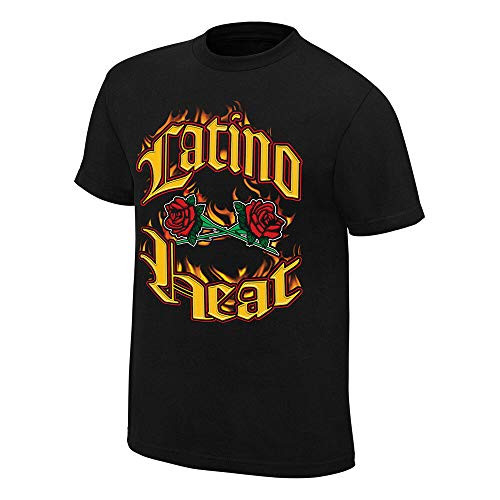 WWE Authentic Wear Eddie Guerrero Can You Stand The Heat Retro T-Shirt Black Extra Large