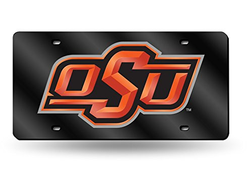 Rico Industries NCAA Oklahoma State Cowboys Laser Inlaid Metal License Plate Tag Rico Industries NCAA Oklahoma State Cowboys Laser Inlaid Metal License Plate Tag