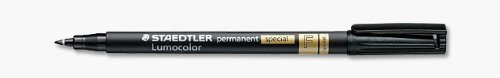 Staedtler Lumocolor Permanent Special Red Marker Fine 0.6mm box of 10