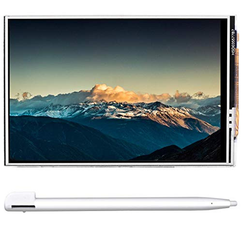 kuman Raspberry Pi Screen 3.5 Inch TFT LCD Display with Touch Screen, Touch Pen for Raspberry Pi 3B+/ Pi 2B, Pi Zero W, Pi A/B