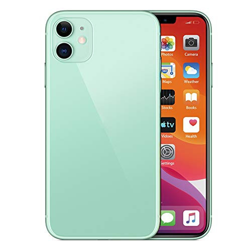 DDAWEFRT (Without Logo) Fake Dummy Display Model Compatible with Apple iPhone 11 Replica Non-Working 6.1 inch Color Screen Phone 11 1:1 Scale (Green)