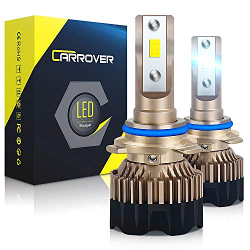 9005 HB3 LED Headlight Bulbs, CAR ROVER 60W 12000Lumens Extremely Bright 6000K CSP Chips Conversion Kit