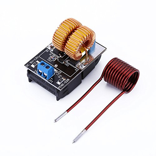 Heating Power Supply Module 5v - 12v ZVS Low Voltage Switching Induction Heating Power Supply Module with Heater Coil
