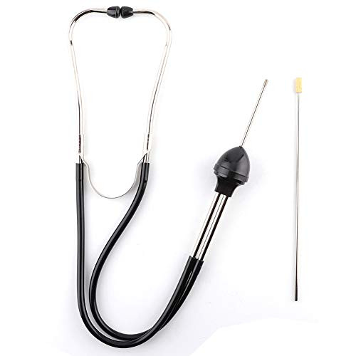 Engine Tester, Auto Stainless Steel Mechanics Cylinder Stethoscope Car Engine Diagnostic Tool Hearing Tool
