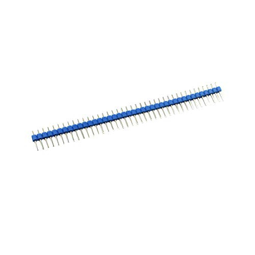 LICTOP BLUE 2.54mm 40Pin Breakaway PCB Board Male Pin Header Connector Singler Row(60Pcs)