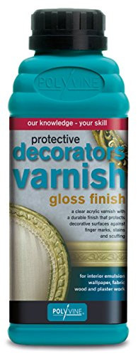 Polyvine Decorator's Varnish Gloss Finish Pint / 500ml