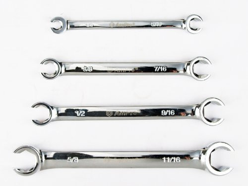 AMPRO  T41990 4 Piece Flare Nut Wrench Set