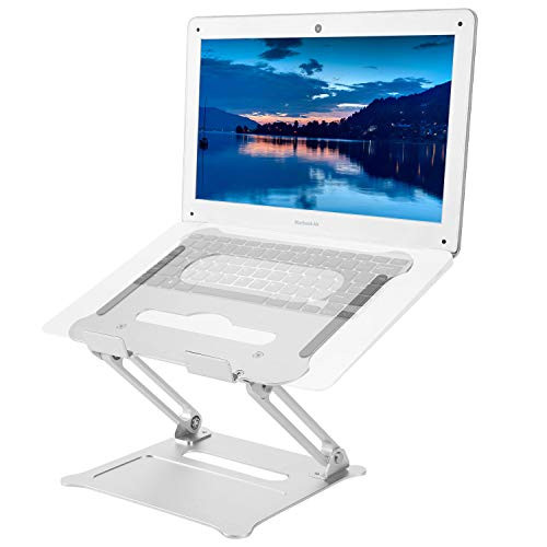 Adjustable Laptop Stand, Ergonomic Laptop Riser Computer Stand for Desk, Compatible for MacBook Pro Air, Lenovo, Dell, Samsung, HP and so on (Silver)