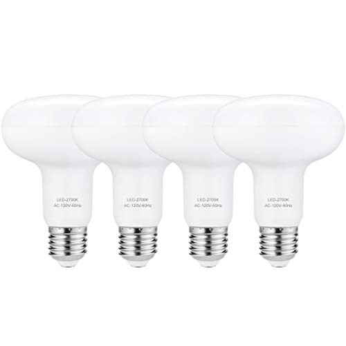 BR30 LED Bulbs Dimmable, E26 LED Bulbs 12W(100W Bulbs Equivalent), 2700K Bulbs Warm White, 120V Home Lighting 1200LM, 4 Pack