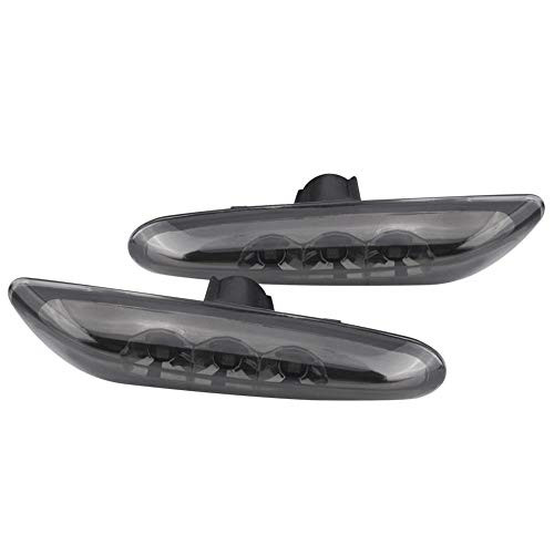 Side Marker Light,Car Side Marker Turn Signal LED Light Side Marker Lamp Indicator Lamp for E82 E88 E60 E61 E90 E91 E92 E93 Smoke