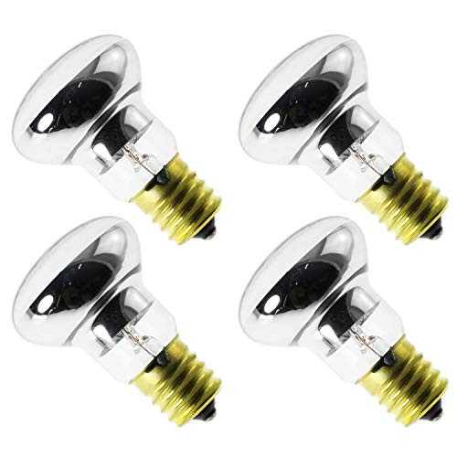 Magic&shell R39 Reflector Type Bulb 4PCS 120V 30W R39 E17 Replacement Light Bulb Lava Lamp
