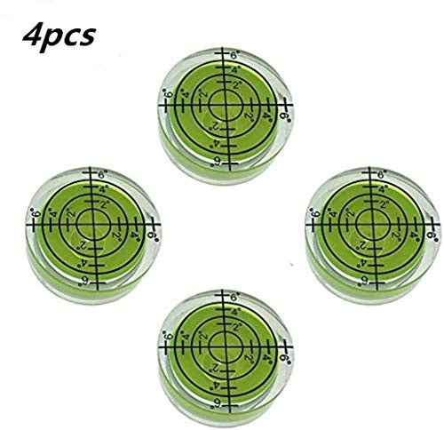 32x7mm Bulls-eye Bubble Degree Marked Surface Spirit Bubble Level For Camera Circular