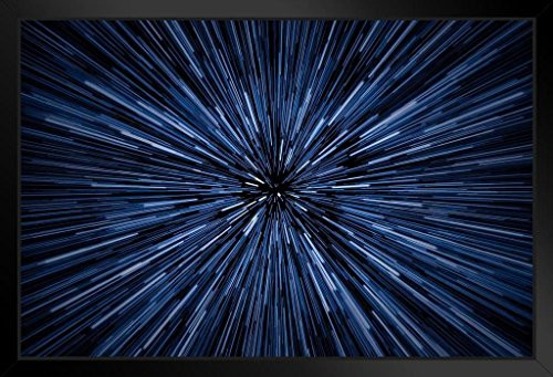 Speed of Light Jump Lightspeed Stars Blurred Streaking Outer Space Black Wood Framed Poster 20x14 Speed of Light Jump Lightspeed Stars Blurred Streaking Outer Space Black Wood Framed Poster 20x14