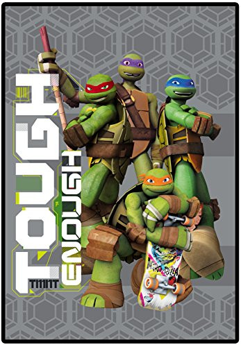 Nickelodeon Teenage Mutant Ninja Turtles Stars Fleece Blanket, 62 x 90"