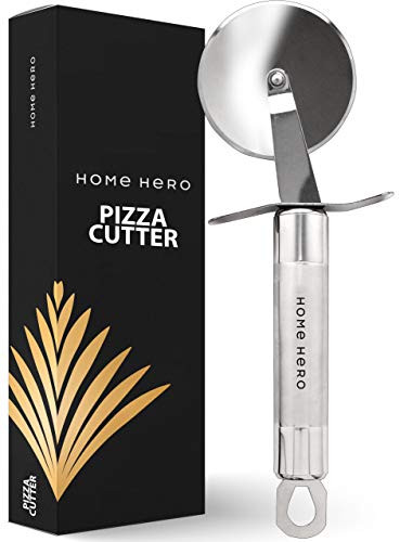 Pizza Cutter Wheel Stainless Steel Pizza Cutter - Pizza Wheel Cutter Pizza Slicer Wheel Pizza Cutter Stainless Steel Pizza Cutter Dishwasher Safe - Pizza Cutter with Handle Pizza Cutters Wheel