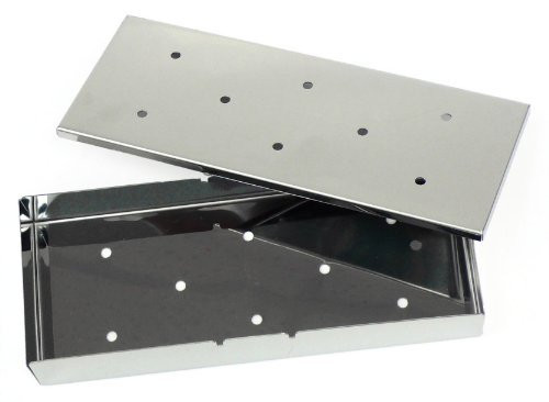 Mr Bar B Q 02109X Stainless Steel Smoker Box with Lid Color: SS, Model: 02109X, Home/Garden & Outdoor Store