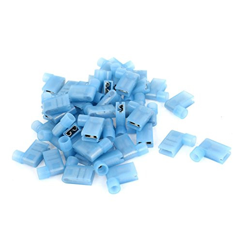 uxcell 45 Pcs 90 Degree Insulated Female Push On Wire Terminal Connector