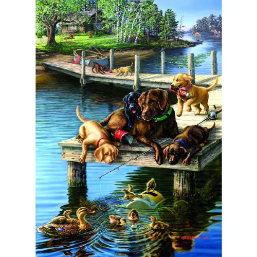 SUNSOUT INC Summer School 500 pc Larger Size Piece Jigsaw Puzzle 