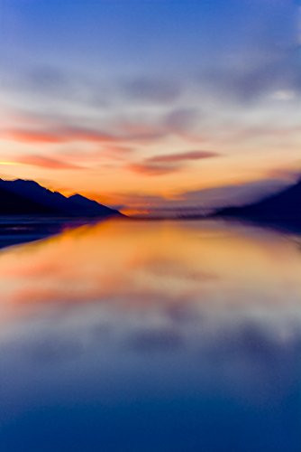 Posterazzi Sunset Colors Reflected In The Waters Of Turnagain Arm During Fall In Southcentral Alaska Poster Print, (11 x 17)