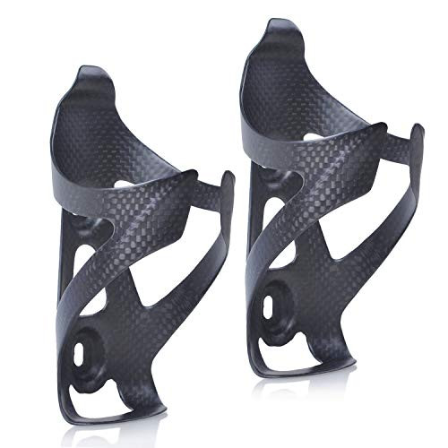 ThinkTop 2 Pack Ultra-Light Full Carbon Fiber Bicycle Bike Drink Water Bottle Cage Holder Brackets for Road Bike MTB Cycling ThinkTop 2 Pack Ultra-Light Full Carbon Fiber Bicycle Bike Drink Water Bottle Cage Holder Brackets for Road Bike MTB Cycling