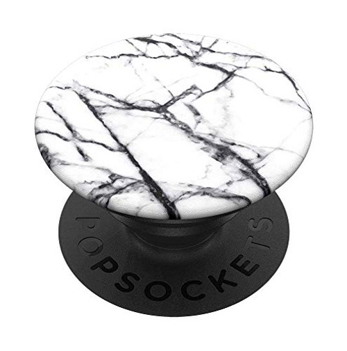 PopSockets Swappable Expanding Stand and Grip for Smartphones and Tablets - Dove White Marble