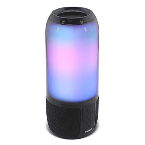 Craig Electronics - Magnavox: Stereo Portable Speaker with Color Changing Lights and Bluetooth Wireless Technology