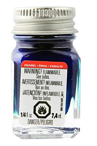Testors 11TT-1539 Enamel Paint Open Stock, 0.25-Ounce, Blue Metal Flake