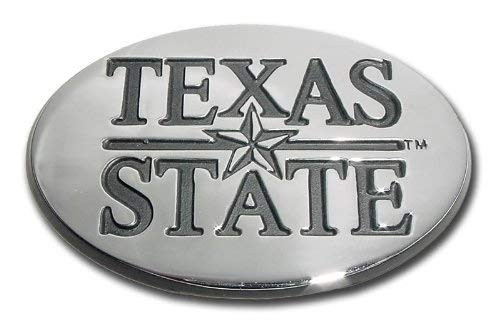 Elektroplate Texas State University Bobcats NCAA College Chrome Plated Premium Metal Car Truck Motorcycle Emblem Elektroplate Texas State University Bobcats NCAA College Chrome Plated Premium Metal Car Truck Motorcycle Emblem