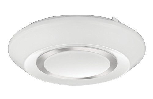Lithonia Lighting FMGRGL 14 20830 KR M4 Glenridge LED 3000K Flush Mount Round Ceiling Light, 14-Inch, Silver