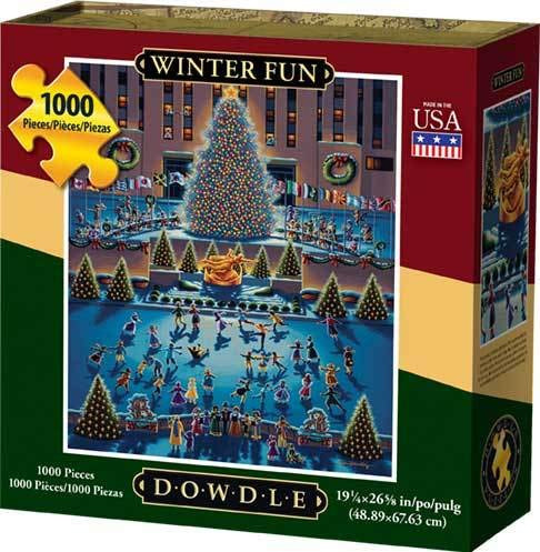Dowdle Jigsaw Puzzle - Winter Fun - 1000 Piece