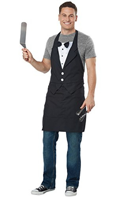 California Costumes Tuxedo Apron - Adult Costume Adult Costume, -black/White, One Size California Costumes Tuxedo Apron - Adult Costume Adult Costume, -black/White, One Size