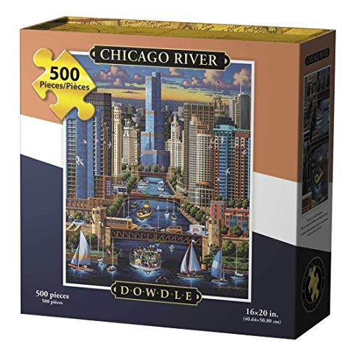 Dowdle Jigsaw Puzzle - Chicago River - 500 Piece