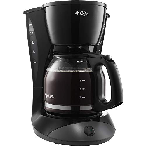 Mr. Coffee DW13-RB 12-Cup Switch Coffeemaker, Black