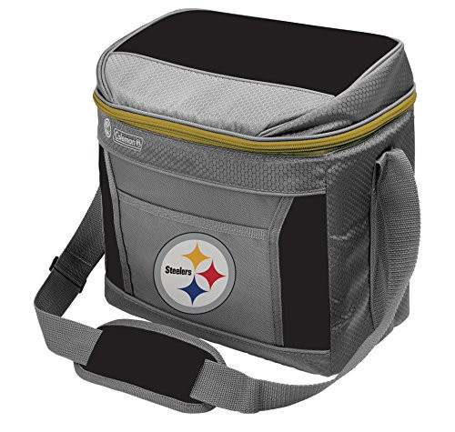 Coleman NFL Soft-Sided Insulated Cooler Bag, 16-Can Capacity, Pittsburgh Steelers