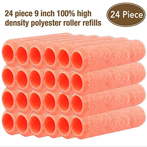 KINGORIGIN Brand 24Piece,Paint Roller,Paint Rollers,Paint Roller Sets,Paint Roller Covers 9 inch,Paint Roller kit,Paint Tools,Home Repair Tools,Tools