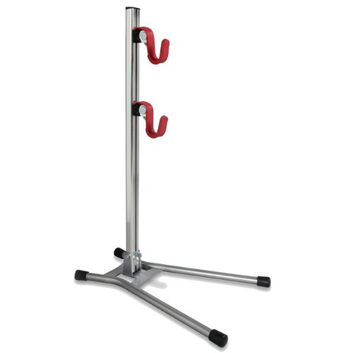 Minoura Display Stand, Silver/Red