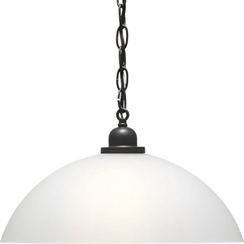 Progress Lighting P500149-143 Classic Dome Pendants, Black