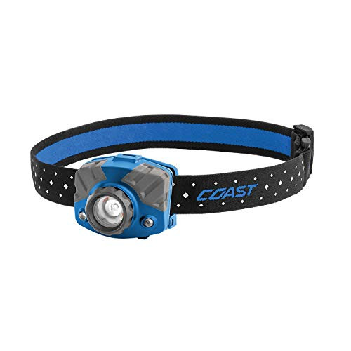 COAST FL75 435 Lumen Dual Color Focusing LED Headlamp, Blue COAST FL75 435 Lumen Dual Color Focusing LED Headlamp, Blue