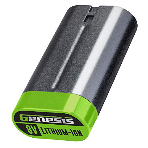 Genesis GLAB08B 8V Lithium-Ion Rechargeable Battery Pack Replacement