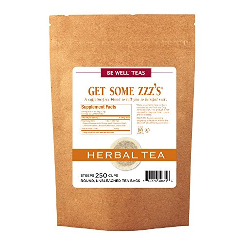 The Republic of Tea Get Some Zzz's Tea, 250 Tea Bags, Herbal Tea For Rest, Gourmet Rooibos Red Tea