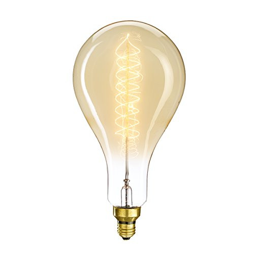 Bulbrite Incandescent PS56 Medium Screw Base (E26) Light Bulb, 60 Watt, Antique