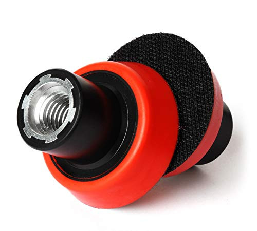 Z-LEAP 2" Hook and Loop Backer Pads with 5/8-11 Thread for Car Polisher Sanding Polishing (2-Pcs)