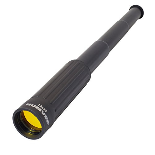 Humvee HMV-B-TELESCOPE 12x30  Ruby Lens Rubber Armored Telescope