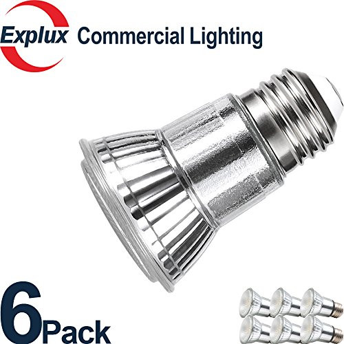Premium Full-Glass Dimmable LED PAR16 LED Bulbs, Indoor/Outdoor 5W (50 Watts Equivalent) LED PAR16 Flood Light Bulbs, 3000K Bright White, (Pack of 6)