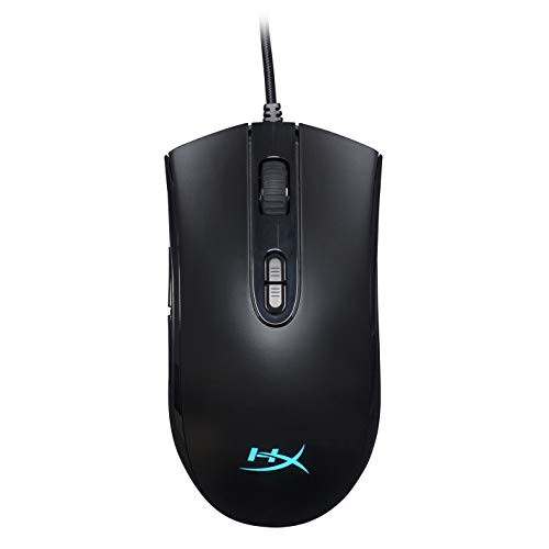 HyperX Pulsefire Core - RGB Gaming Mouse, Software Controlled RGB Light Effects & Macro Customization, Pixart 3327 Sensor up to 6,200DPI, 7 Programmable Buttons, Mouse Weight 87g