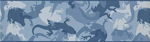 Wallpaper Border Critter Camo Blue 7 x 15' CK7801B