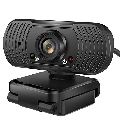 Webcam with Microphone 1080P HD Webcam USB 2.0 PC Desktop Laptop Computer Web Camera for Video Streaming Calling Recording Conference, Plug and Play